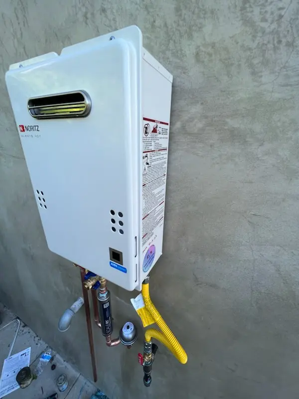 Tankless water heater installation for Hartwell homes
