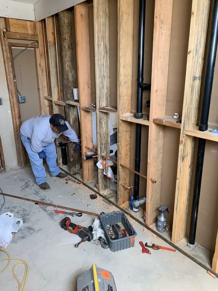 Commercial rough-in plumbing for Commercial Plumbing in Hartwell